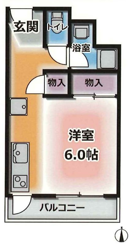 エトワール花山の間取り