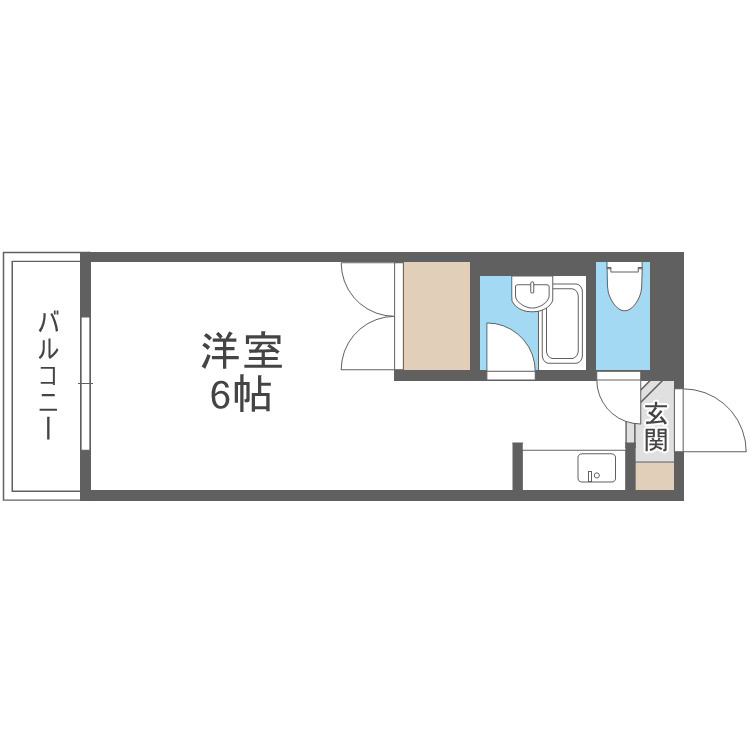 サンラーク二日市の間取り|別号数タイプ