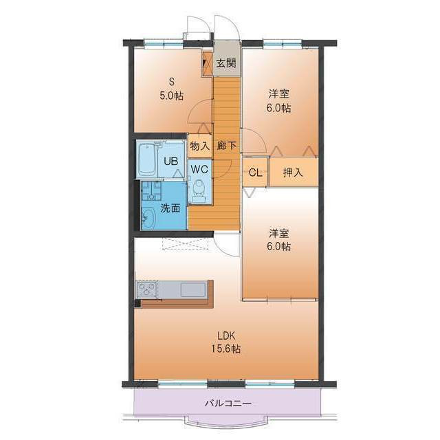 ハートフル　アンビシーの間取り