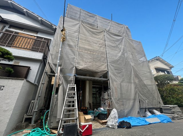 ◆堺市東区北野田　第3期　新築一戸建ての外観|現在建築中！落ち着いた街並みで新生活を始めることが出来そう！周辺の物件も併せてご紹介させて頂きます！