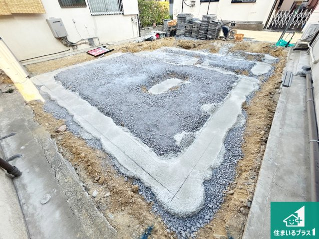 堺市東区北野田　第3期　新築一戸建ての外観|現在建築中！落ち着いた街並みで新生活を始めることが出来そう！周辺の物件も併せてご紹介させて頂きます！