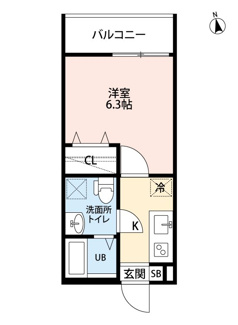 【間取り】 | CRASTINE 中島 Sta.