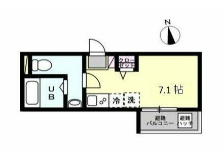 プレミアムベイルーム井土ヶ谷中町の間取り