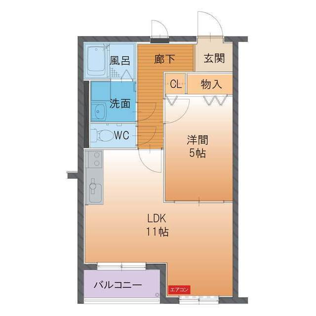 ハートフル　バロンマーノの間取り