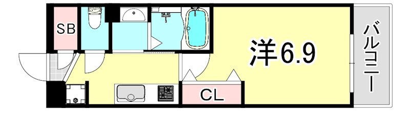 Luxe塚口の間取り