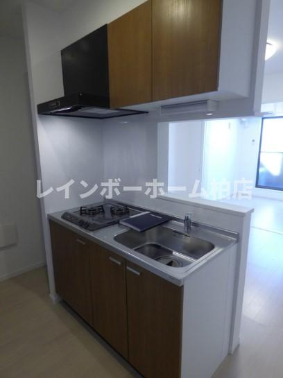 特典：仲介手数料が無料です!!のキッチン|※別部屋反転タイプ写真。