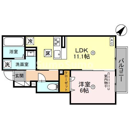 セレーノ五宮町の間取り