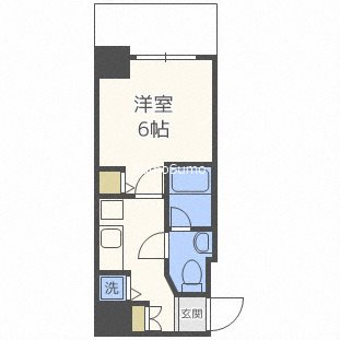 プライマル靭本町の間取り