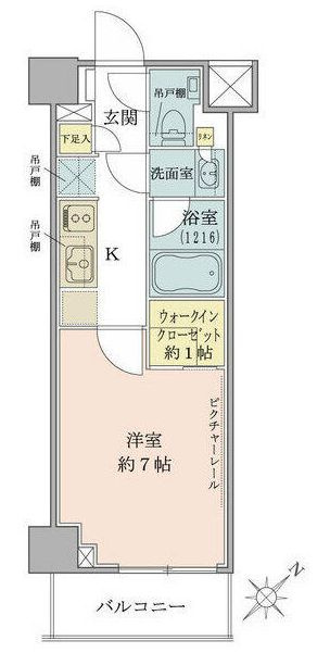 ザ・パークワンズ目黒不動前の間取り