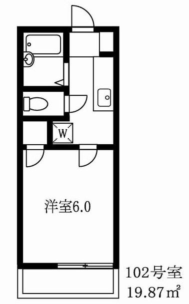 フラットアンの間取り