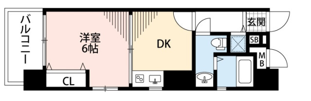 アイセレブ天神東の間取り