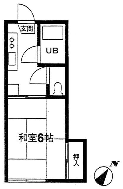 ハイツシノＣの間取り