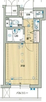 プレサンス難波WESTの間取り