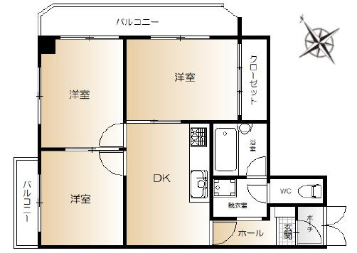 プリオーレ神戸の間取り