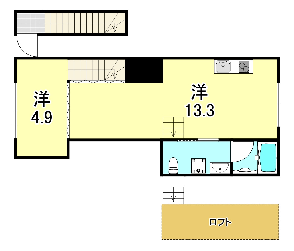 ＯＨＧＩソラノマの間取り