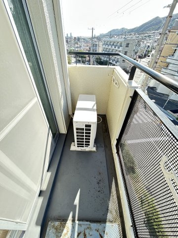 メゾン六甲のバルコニー
