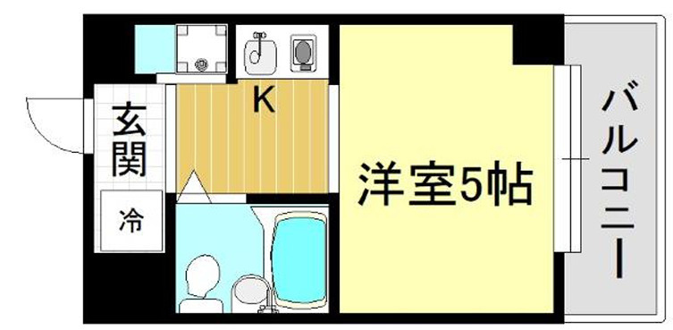 ネオハイツ三宮の間取り