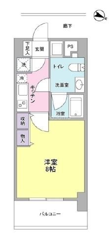 アプリーレ京町堀の間取り
