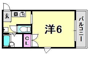 甲子園シティハウスの間取り