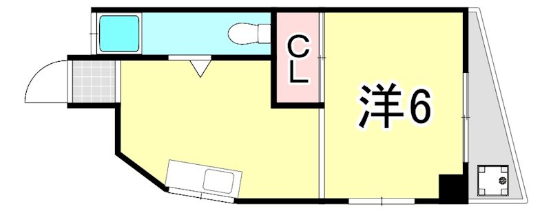 山海マンションの間取り
