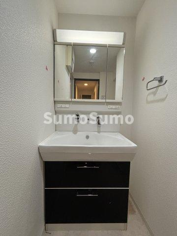 huit arbre上町台の洗面所