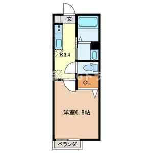 【間取り】 | 栗原ハイツＢ