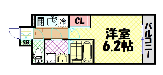 【間取り】 | エスリード難波ザ・プレミア