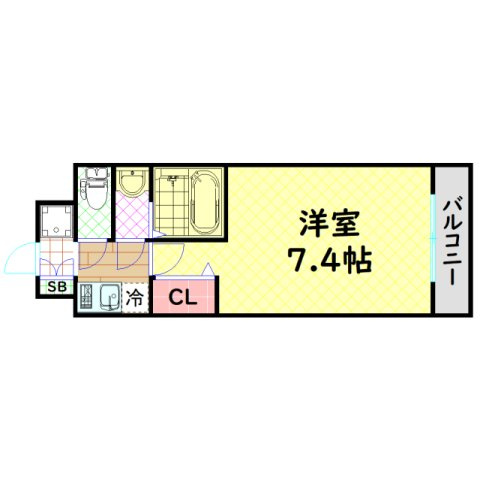 【間取り】 | フォーリアライズ難波南レーヴ