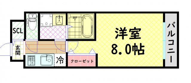 【間取り】 | MELDIA CREST TAPP NAMBA-WEST