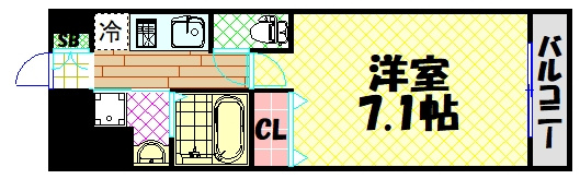 【間取り】 | リヴィアス難波エアリー