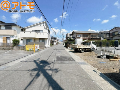 【前面道路含む現地写真】 | 葵区新伝馬3期　新築戸建　2号棟