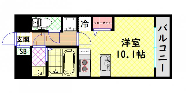 【間取り】 | MELDIA CREST TAPP NAMBA-WEST