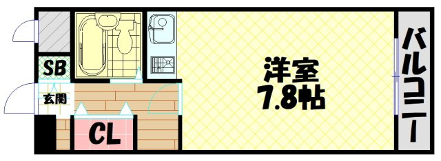【間取り】 | F難波南