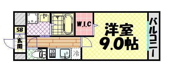 【間取り】 | グレイス難波南