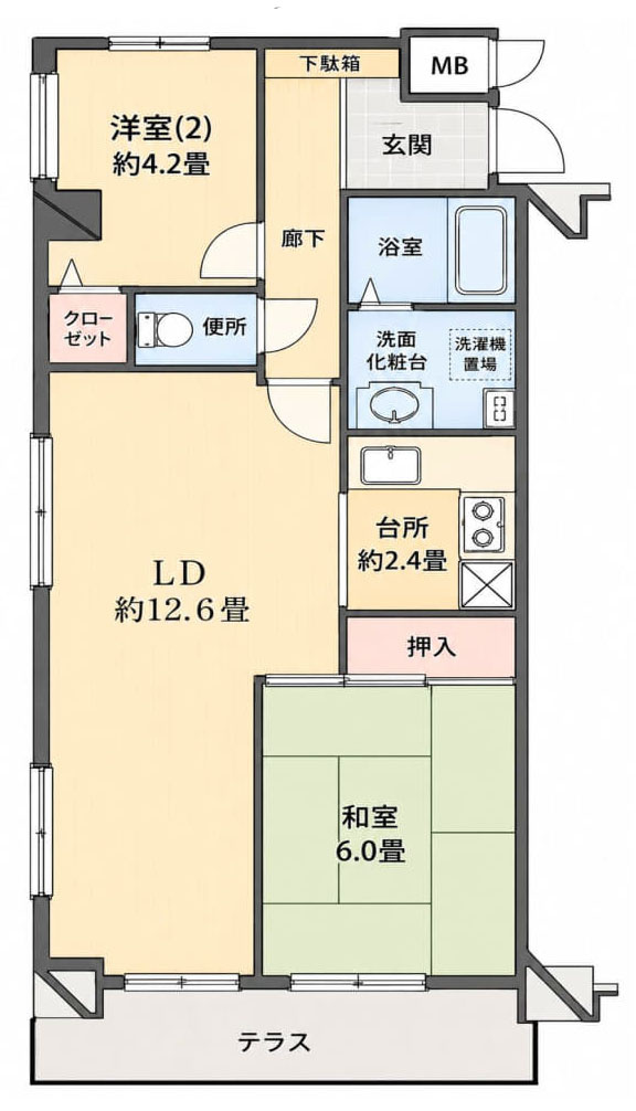 青梅市千ヶ瀬町２丁目の中古マンション
