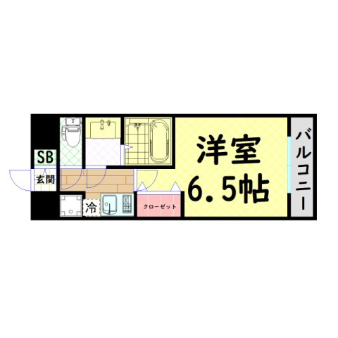 【間取り】 | レオンコンフォート難波ノワール