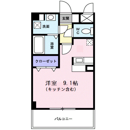 サニーフィールドの間取り