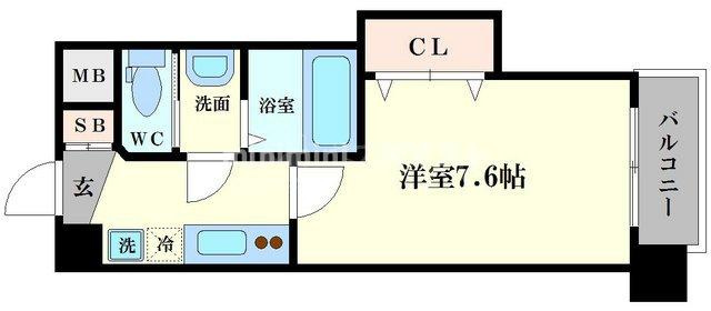 ラグゼ日本橋の間取り