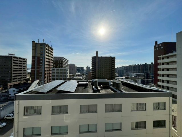 クラッセ博多駅南のバルコニー