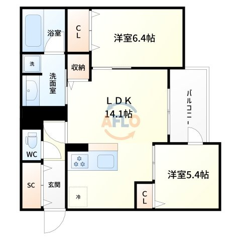 クラシスト瑞光の間取り|間取り
