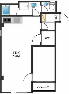 【間取り】 | Ａ‐フラット | 間取りです。
