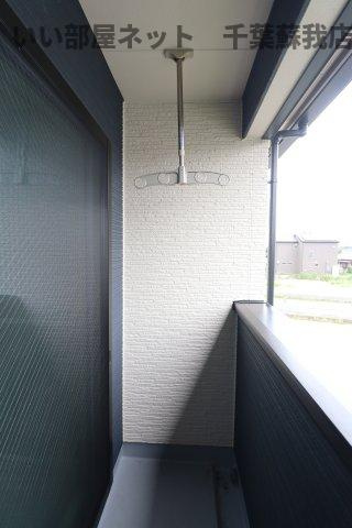 VERTEX市原Ⅱのバルコニー|落ち着いた時間を過ごせるバルコニーです