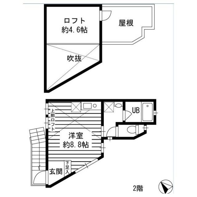 バーンハイツ平井の間取り