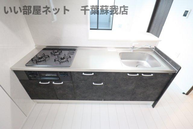 VERTEX市原Ⅱのキッチン|コンパクトなキッチンで掃除もラクラク