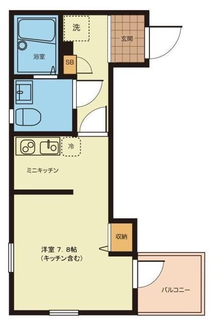 Ｌｉｌｙ東中山の間取り
