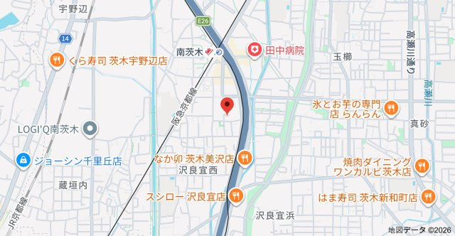 フェルザ南茨木(旧:ラルジュ・リュミエール)の地図