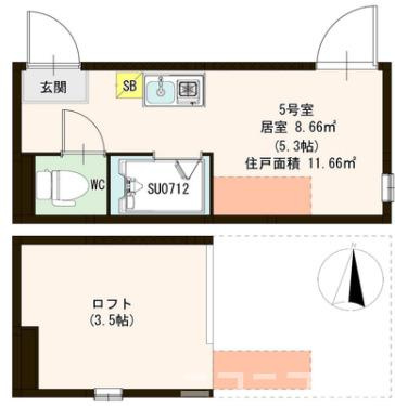 【間取り】 | ハーモニーテラス若宮