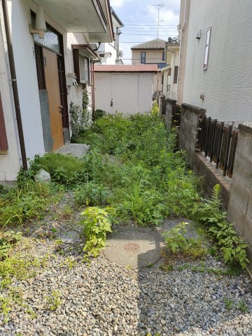 あきる野市野辺　古家付き売地の外観