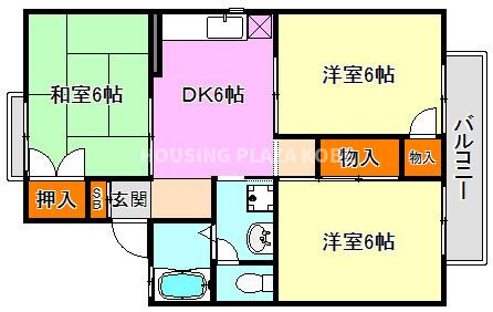 セジュール東落合の間取り