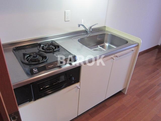 福岡市博多区石城町の賃貸マンションのキッチン